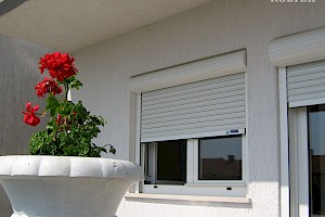Vorbaurollläden RONDO, Weiß, Weiß